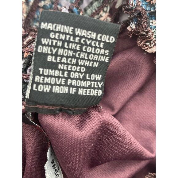 Fire Los Angeles Women Off Shoulder Long Sleeve Hi / Low Shift Dress Size M - Picture 10 of 11